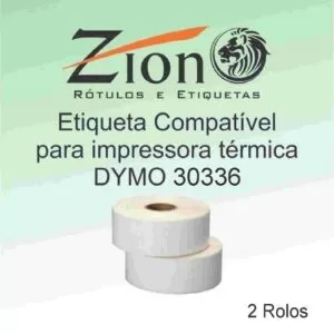 Etiqueta Compatível DYMO 30336 - 2 Rolos