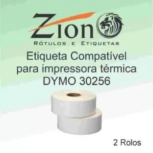 Etiqueta Compatível DYMO 30256 - 2 Rolos